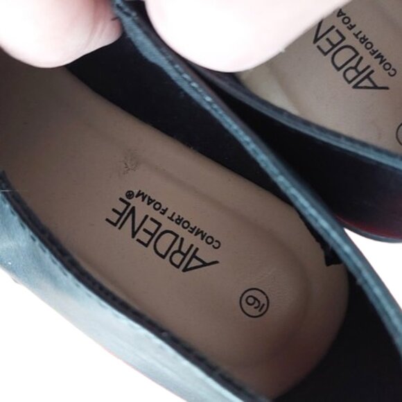 Black  Flat Shoes Size 9 - Picture 4 of 6